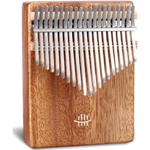 21 Keys Tones Thumb Piano Kalimba Walnut Maple Acacia Wooden Mahogany Body Beginner Training Entertainment Musical Instrument