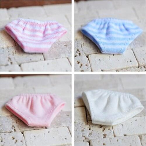 Umedolly 4PCS 1/6 Dolls Underwear Panties for Blyth, Barbies, Azone, Licca Doll Clothes Accessories