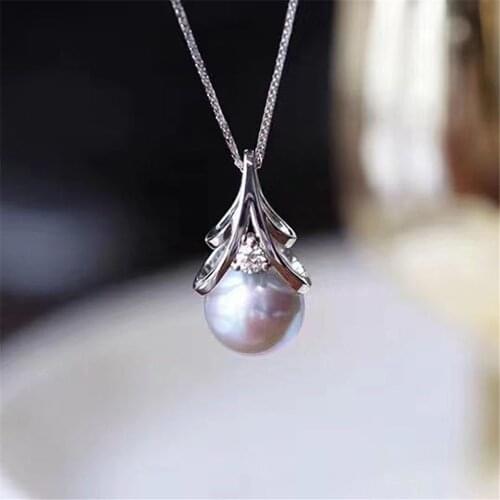 S925 Sterling Silver Screw Eye Pin Bail Top Drilled Beads End Cap For DIY Pearl Charm Pendant Connectors Jewelry Making