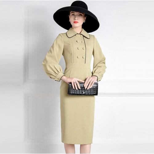 High End Celebrity Dress Womens Autumn Dress The New French Baby Face In 2021