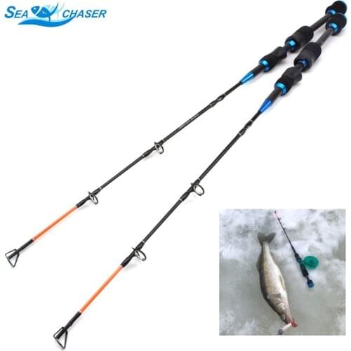 High QualityUltrashort 67cm 72g 2 Segments winter On ice fishing rod carbon Sturdy Spinning Rod Travel Fishing Tackle