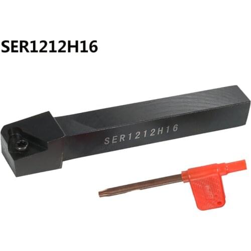 1pc High Quality SER1212H16 SEL1212H16 SER1616H16 SEL1616H16 CNC Lathe Machine Cutter External Thread Turning tool Holder