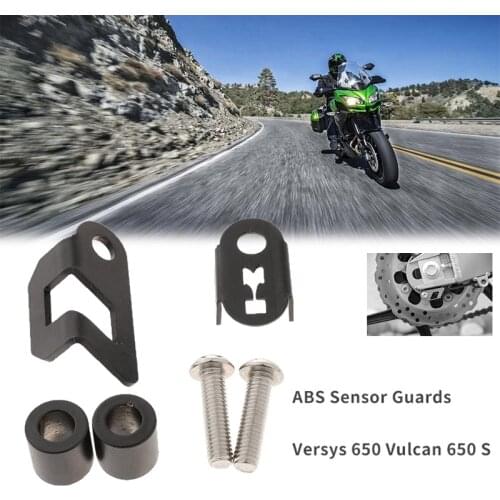 2Pcs Front & Rear ABS Sensor Guards for Kawasaki Versys 650 Vulcan 650 S