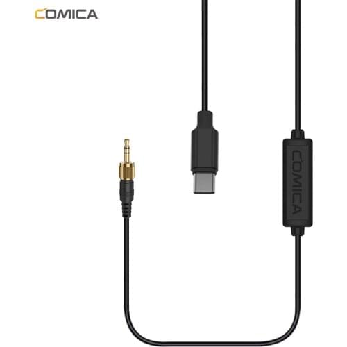 COMICA CVM-DL-SPX(UC) 3.5mm TRS to USB Type-C Mic Adapter for COMICA WM100/200/300 Wireless Microphone for USB C Smartphones