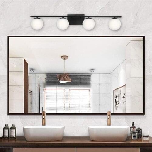 American Retro Glass Mirror Front Lamp Industrial Style Retro Wall Lamp Bedroom Bedside Lamp Restaurant Bathroom Lamp