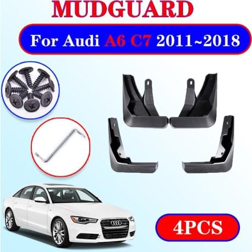 Mudflap for Audi A6 Sedan Saloon Avant C7 2011~2018 Fender Mud Guard Splash Flaps Mudguards Accessories 2007 2008 2009 4th 4 Gen