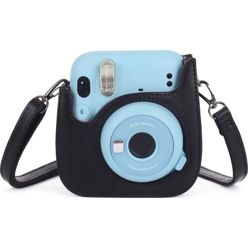 For Fujifilm Instax Mini 11 9 8+ 8 Camera Accessories PU Leather Shoulder Bag Protector Cover Case + Album