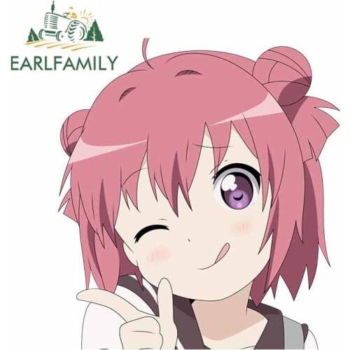 EARLFAMILY 13cm x 12cm For Anime Vinyl Car Stickers Fashion Fine Decal Car Accessories Occlusion Scratch For JDM SUV RV