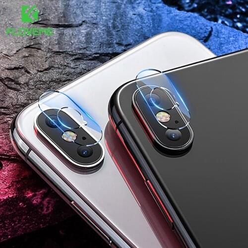 FLOVEME For iPhone Xs X Xs Max Camera Len Protector Tempered Glass Back Lens Film For Apple iPhone X 10 XS XR Phone Accessories