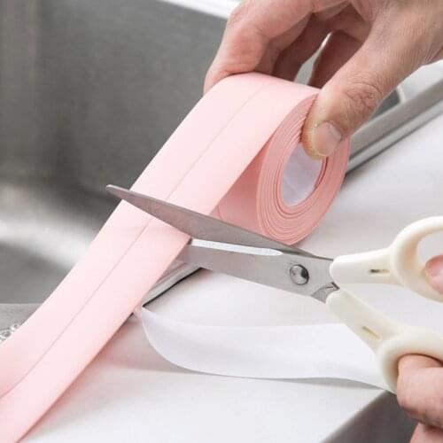 3.2m Sink Tape Sealing Strip Adhesive Water Proof Sealing Strip Tape Kitchen Bathroom Mould Proof Durable Sealing Strips