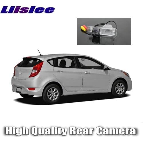 LiisleeHigh Quality Dedicated Car Camera For Hyundai Accent RB Sedan 2010~2020 HD Reversing Camera Car Rear View Reversing Image