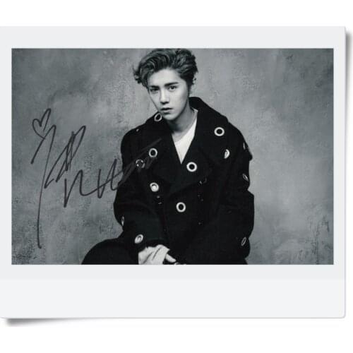 LU HAN LUHAN autographed signed with pen photo new chinese freeshipping 03.2017 01