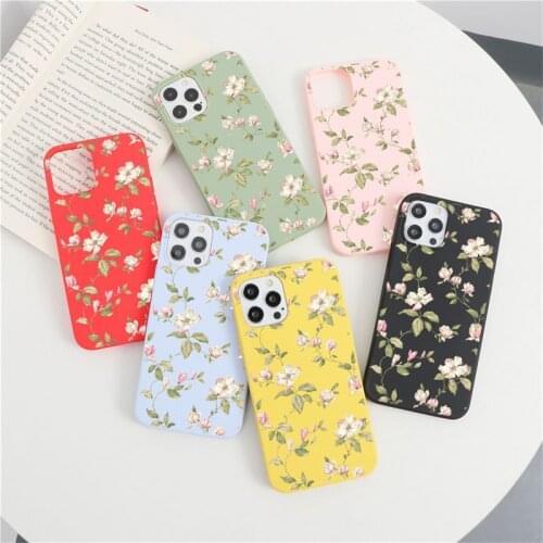 Fashion Flowers Case for Huawei P30 Lite P40 P20 Pro Honor 9X 10 8X 8A 9A 10i 20i Mate 20 10 Lite Y9 Y7 Case Silicone Soft Cover
