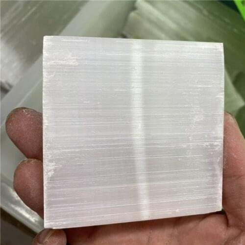 Natural Dimetric Selenite Mineral Specimen Crystal Spirituality Stone Chakra Energy Healing Furniture Decoration