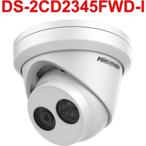 Original PoE IP Cam Outdoor DS-2CD2345FWD-I 4 MP IR Fixed Turret Network Camera