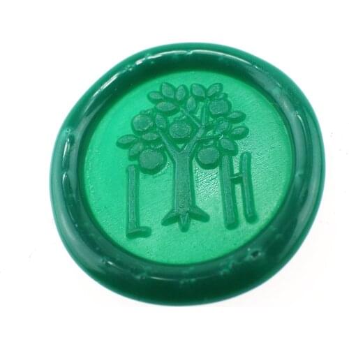 Personalized Tree with Initials wax seal stamp/custom monogram seal stamp/Custom wedding seals/wedding invitation seal/custom we