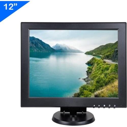 ZHIXIANDA 12" 4:3 800*600 protable desktop monitor display BNC HDMI AV VGA USB interface
