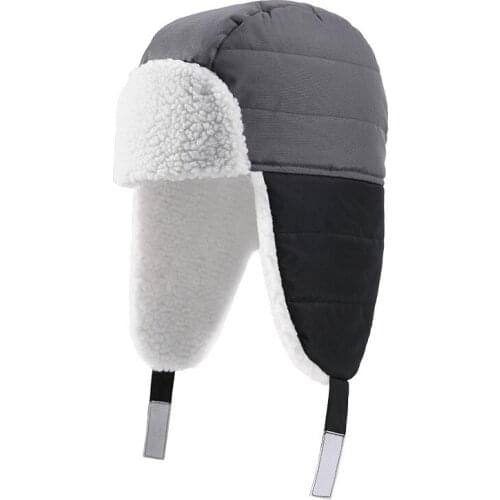 Bomber Hat Women Men Winter Earflap Warm Fleece Autumn Outdoor Skiing Sports Accessory For Teenagers