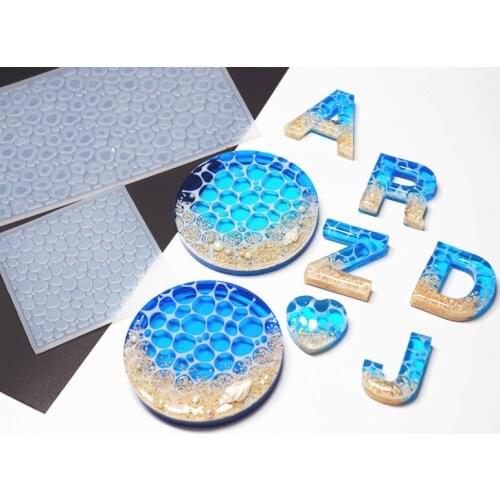 Diy Silicone Epoxy Mould for Resin Water Pattern Mold baking tool
