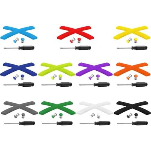 Firtox Replacement Rubber Ear Socks & Bolt & Screwdriver T20 For-Oakley Jawbone Sunglasses Accessories - Multiple Colors New