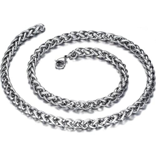 Steel Men 'S Chain Necklace 5 Mm Chavin Auger Quality, Fashion, Trend Accessories, Elegant Image, Neck For, Gift