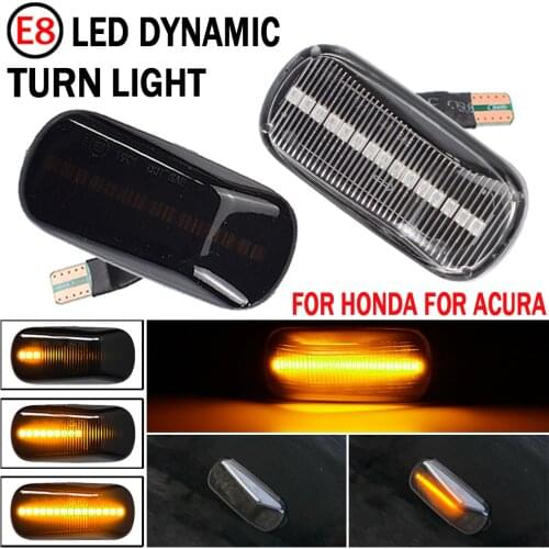 2PCS Led Side Marker Turn Signal Light lamp For Honda CRV Accord Civic Jazz Fit Stream Integra DC5 City Odyssey Acura RSX NSX