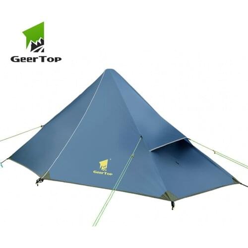 GeerTop Ultralight One Person 3 Season Backpacking Tent Outdoor Camping Hiking Tourist Equipment Portable Trekking Tent