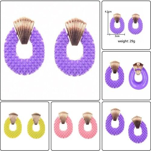 New Statement Drop Earrings Jewelry For Women Vintage Fashion Maxi Multicolored Party Cheap Earring Hot Sale Wholesale