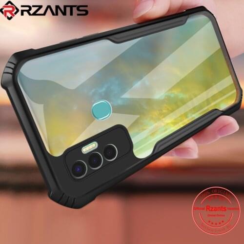 Rzants For Tecno Spark 7 Pro Tecno Spark 7 Spark 6 6 Go Case Hard Air Bag Conor Camera Protection Slim Clear Cover Small Hole