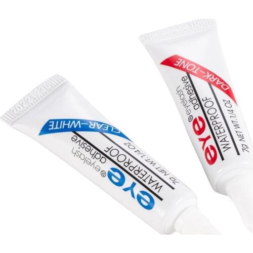 1 Pcs False Eyelash Glue Clear-White Dark-Black Colle Faux Cil Waterproof Eye Lash Cosmetic Tool False Eyelashes Makeup Adhesive