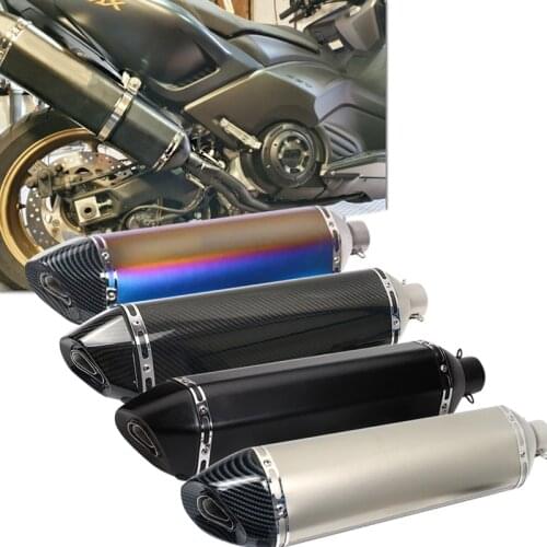 570mm Long Motorcycle Exhaust Pipe Muffler Escape Moto DB killer For s1000rr tmax 530 gsr 600 750 hornet 600 Duke 390 1290 super