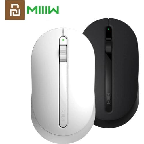 Youpin MIIIW Wireless Mouse USB 2.4GHz 1000DPI Optical Office Mouse For Laptop Non-slip Texture Fully Symmetric Design