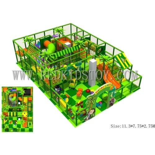 Exported to Thailand CE Approved Environmental Concerns Indoor Playground Children Naughty Castle150908A