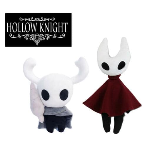 FGHGF 30CM Hollow Knight White Plush Doll Silksong Hornet Ghost Stuffed Toy Kid Xmas Gift
