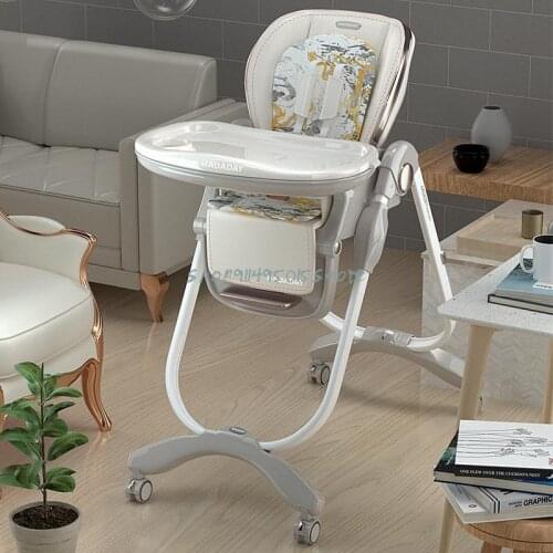 French Hagaday Baby Dining Chair Foldable Multifunctional Portable Childrens Baby Kids Eating Dining Table And Chair