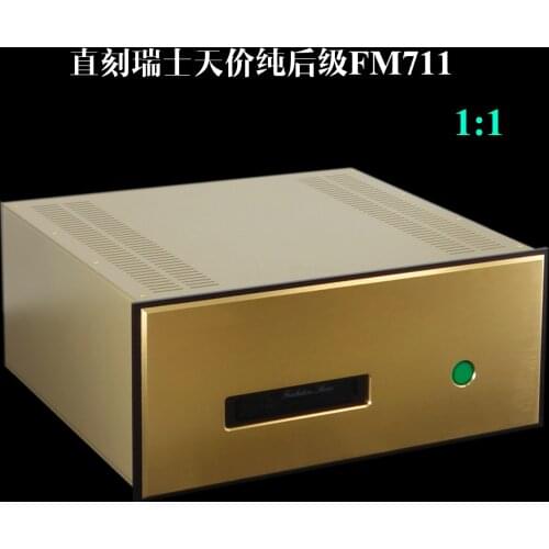 Re-engraved version of Swiss famous machine FM711MK2 pure post-level 250W 8ohms balanced input (improved version)