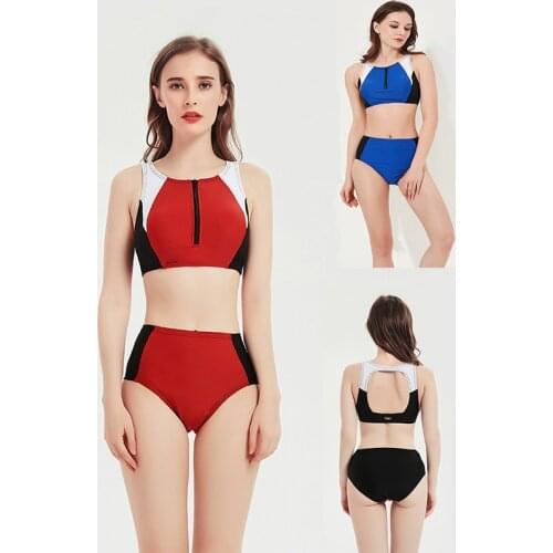 Swimsuit 2020 Swimwear Women Bikini Set Sports Swimwear 2 Piece Swimming Suit Sport Vest Women Bathing Suit Beachwear Female
