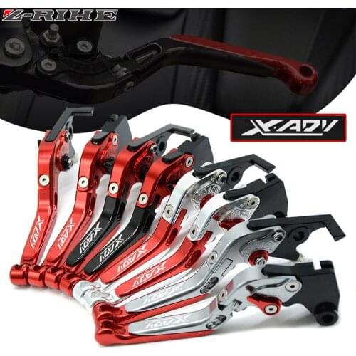 Motorbike brake lever For Honda XADV 750 X ADV 750 2017 2018 motorcycles accessories brake clutch lever X-ADV Logo