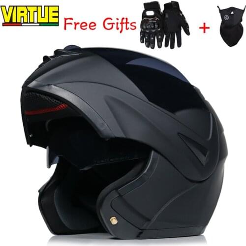 DOT Flip Up Motorcycle helmet Tourbike helmet Modular helmet dual visor system full face helmet