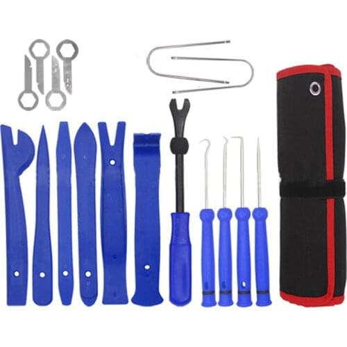 20PCS/Set Auto Trim Removal Tool Kit Trim Removal Installer Pry Tool for Car Dash Audio/Radio/Door Panel/Window/Interior