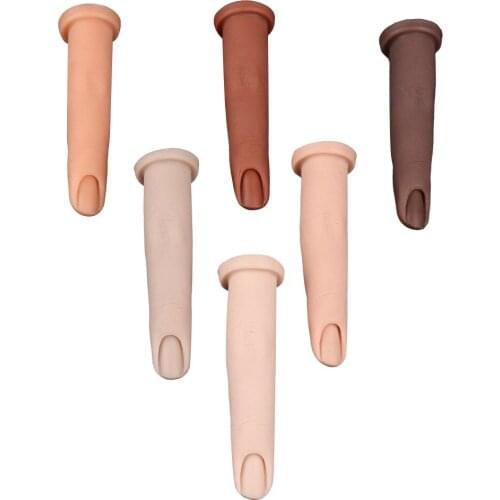 New Practice Finger Display Model With Moveable Nails and Flexible Bentable Finger Suit For Nails Manicurist