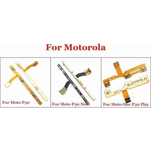 Power Volume Switch Side Button Key Flex Cable Replacement Parts For Motorola Moto P30 / P30 Note / Moto One P30 Play
