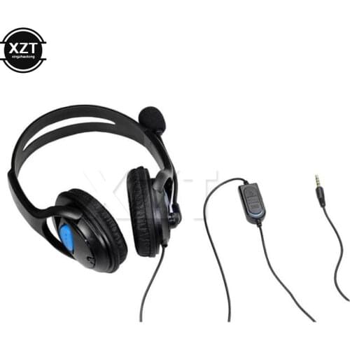 High Quality 1pcs Wired Gaming Headset Earphones Headphones with Microphone Mic Stereo Supper Bass for Sony PS4