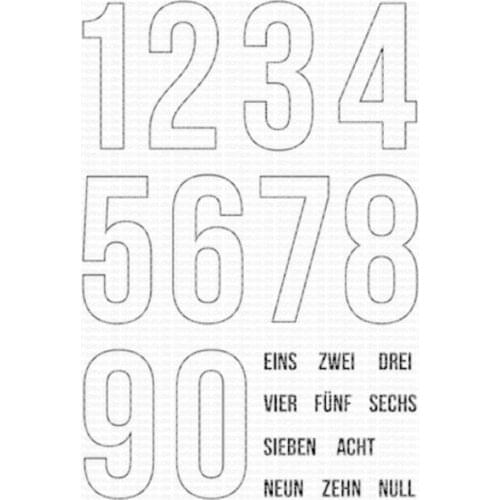 German Words Transparent Clear Stamps for DIY Scrapbooking/Card Making/Kids Christmas Fun Decoration Supplies ST0420