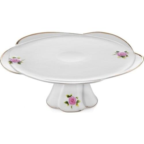 Porio Pink Rose Cupcake Stand 27x16h