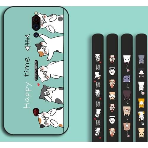 Cute Cat Silicone Cases For Nubia Play Red Magic 6 Pro Full Shell Back Cover For ZTE Axon 10 Pro A2020 Pro