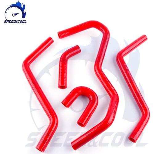 Silicone Radiator Coolant Pipe Tube Hose Kit For Yamaha Rhino YXR 450 660 2004 2005 2006 2007 2008