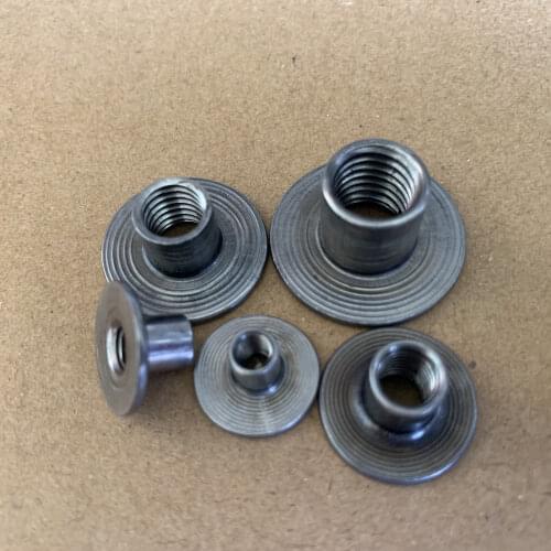 Wkooa Barrel T Nuts Flat Head Sleeve Furniture Hardware M4-M10