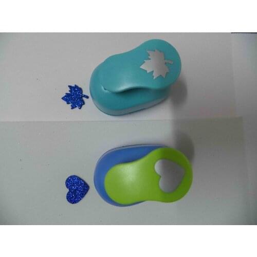 2pcs(2.5cm) maple and heart shape craft punch set Punch Craft Scrapbooking school Paper Puncher eva hole punch free shipping