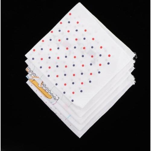 5pcs Chiffon Tea Towel Hankerchiefs Towel Hankie Washcloth Handkerchief Pouch